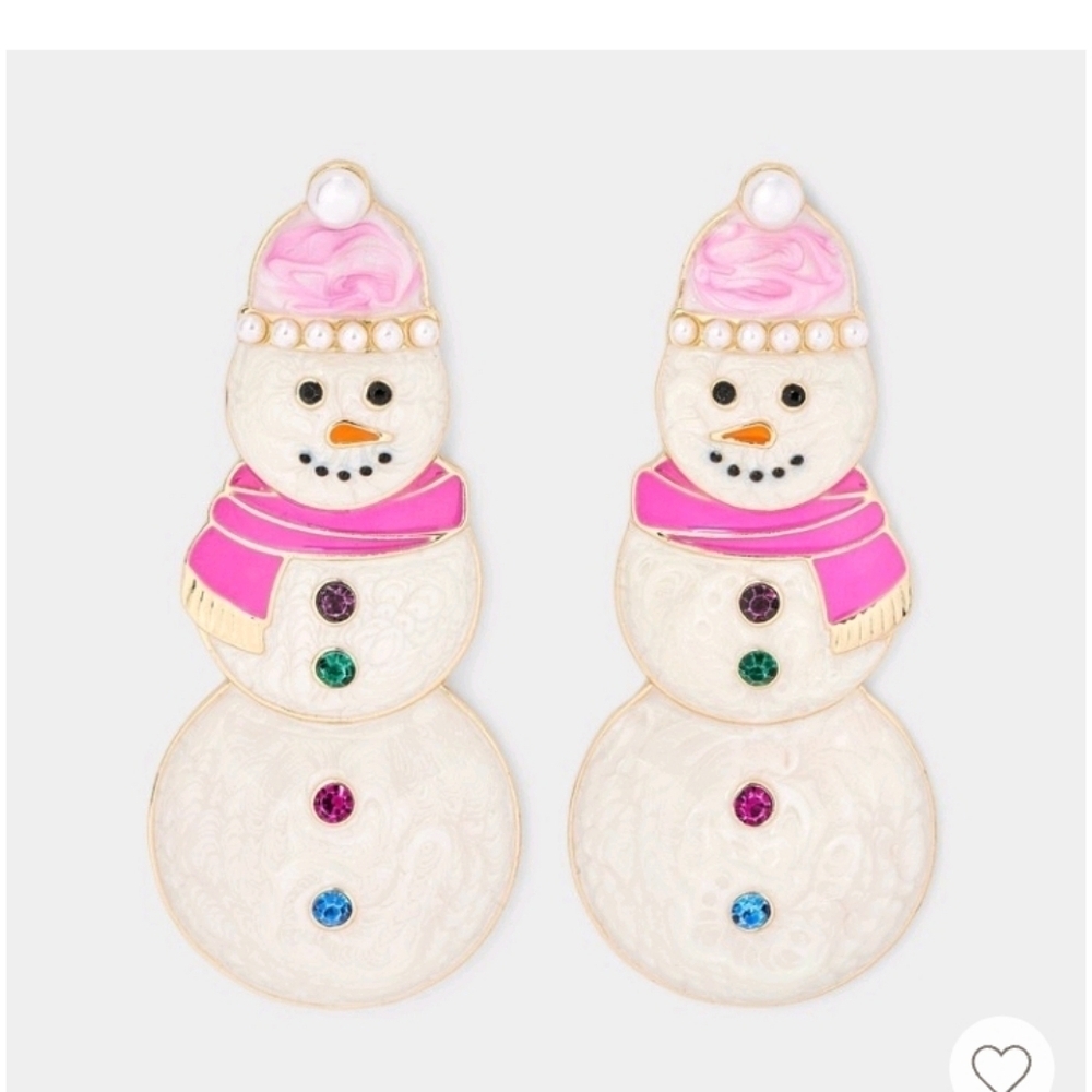 Make it merry snowman post drop earrings discontinued